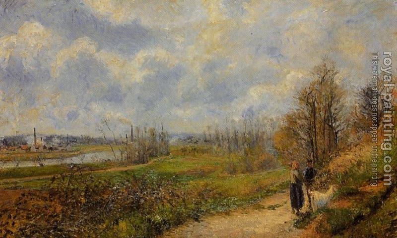 Camille Pissarro : The Pathway at Le Chou, Pontoise